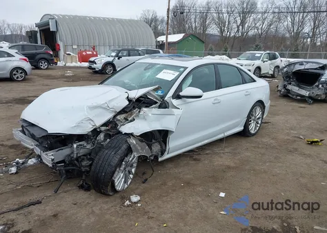 2016 Audi A6 3.0T Premium Plus из США, поврежденный, VIN WAUHGAFC8GN101657